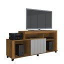 Ver imagem 1 de Rack Ouro Tv até 43 Polegadas Jcm Movelaria:cinamomo/off