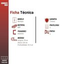 Ver imagem 5 de Paneleiro Munique - 4 Portas 2 com Vidro, Puxadores em Alumínio - Indekes