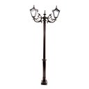 Ver imagem 1 de Poste Colonial de Jardim Monte Verde Alumínio Fundido 224cm