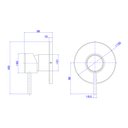 Ver imagem 3 de Acabamento Monocomando para Chuveiro Deca You 4993.br104.chu.mt Redondo Dynamic White