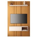 Ver imagem 7 de Painel para TV 50 pol com Bancada Suspensa 120cm Summit B01 Cinamomo Off White - Lyam Decor