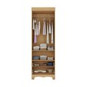Ver imagem 5 de Guarda-roupa Infantil 62cm 2 Portas e 2 Gavetas Dengo Multimóveis Mp4436 Madeirado/branco