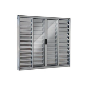 Janela Veneziana 6 Fls 100x150 sem Grade Brilhante