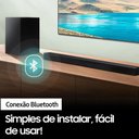 Ver mais imagens de Soundbar Samsung HW-A455/ZD, 300 Watts, 2.1 Canais, Bluetooth, Subwoofer Sem Fio