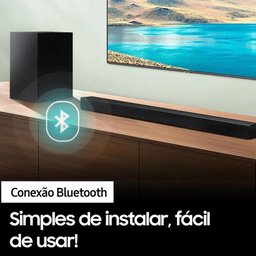 Soundbar Samsung HW-A455/ZD, 300 Watts, 2.1 Canais, Bluetooth, Subwoofer Sem Fio - 8