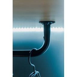 Suporte para Cabides Curv Fixação Superior 50mm X 110mm X 380mm - 3