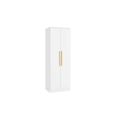 Guarda-roupa 2 Portas 2 Cabideiros Kappesberg Adapt Branco 80cm