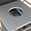 Ver imagem 3 de AQUECEDOR A GAS RENAISSANCE COM TAMPA PRETO FOSCO GAS GLP