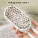 Ver mais imagens de Escova Pet Vapor USB para Gato e Cachorro 3 em 1 - Escova Pet