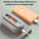 Ver imagem 7 de Escova Pet Vapor USB para Gato e Cachorro 3 em 1 - Escova Pet