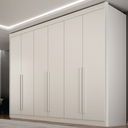 Ver imagem 1 de Guarda Roupa Diamante Gold 6 Pts Branco - Leifer
