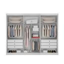 Ver imagem 4 de Guarda Roupa Diamante Gold 6 Pts Branco - Leifer