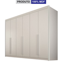 Ver imagem 2 de Guarda Roupa Diamante Gold 6 Pts Branco - Leifer