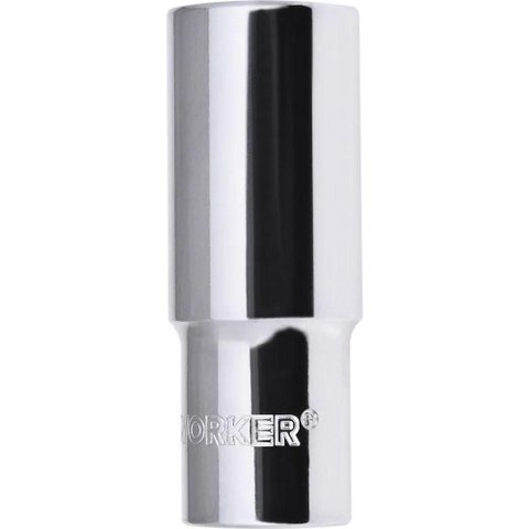 Soquete Estriado Longo 1-2 22mm 1561 Encaixe Precisao Aco Cromo Vanadio Worker