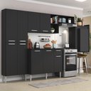 Ver imagem 7 de Cozinha Completa C/ Mesa Dobrável Multimóveis Mp2042 Preta