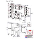 Ver imagem 4 de Cozinha Completa C/ Mesa Dobrável Multimóveis Mp2042 Preta