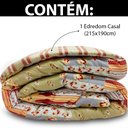 Ver imagem 2 de Edredom Casal Antialérgico Dupla Face Estampado 215x190cm Bf Colchões