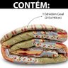 Edredom Casal Antialérgico Dupla Face Estampado 215x190cm Bf Colchões - 2
