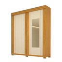 Ver imagem 1 de Guarda Roupa Solteiro com Espelho e 2 Portas Heloisa Prime ACP MÓVEIS Nature/Off White - 100% MDF