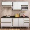 Cozinha Modulada Para Cooktop 08 Peças Kal Branco Branco - 1