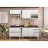 Cozinha Modulada Para Cooktop 08 Peças Kal Branco Branco - 8