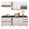 Cozinha Modulada Para Cooktop 08 Peças Kal Branco Branco - 10