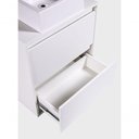 Ver imagem 5 de Gabinete para Banheiro Dubai 1 Porta 1 Gaveta MDF 60cm Branco com Cuba e Espelho LED On Móveis