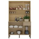 Ver imagem 3 de Kit Cozinha 6p 1g 111 Cm Style Freijo Vanilla Cp Ripado Freijo Ktp