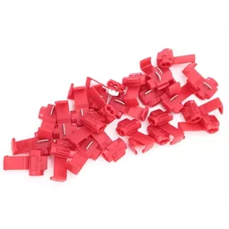 300un Conector Derivação Emenda Fios Vermelho 0,5 a 1,5mm - 2