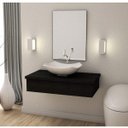 Ver imagem 1 de Conjunto para Banheiro 80cm Cuba Abaulada L42 e Espelheira 801W Metrópole