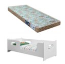 Ver imagem 1 de Cama Encanto Solteiro Montessoriana 100%mdf + Colchão Solteiro 188x88 Toraflex - Branca