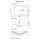 Ver imagem 6 de Bancada para Banheiro 80cm com Cuba Canoa L45 e Espelheira 801W Metrópole Marrom/Carvalho
