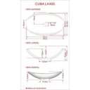 Ver imagem 6 de Bancada para Banheiro 80cm com Cuba Canoa L45 e Espelheira 801W Metrópole Marrom/Nogal