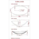Ver imagem 6 de Bancada para Banheiro 80cm com Cuba Canoa L45 e Espelheira 801W Metrópole Preto/Onix