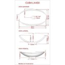 Ver imagem 6 de Bancada para Banheiro 80cm com Cuba Canoa L45 e Espelheira 801W Metrópole Branco/Snow