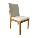 Ver imagem 3 de Conjunto 2 Cadeiras Madeira Maciça Niki Estofada Para Mesa De Jantar