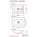 Ver imagem 6 de Conjunto Bancada para Banheiro 80cm com Cuba RT45 e Espelheira 801W Metrópole Branco/Chess