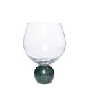 Ver imagem 2 de Jogo 2 Taças para Gin de Cristal e Mármore Verde 640ml 23114 Mart