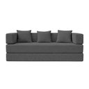 Ver imagem 7 de Sofá Loft na Caixa a Vácuo Moderno 2 Lugares 160cm Compacto Bouclê Cinza Escuro - Vimont Moveis