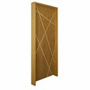 Ver imagem 3 de Porta Agatha 62x210 Fechadura Wc Cromada Lado Esquerdo