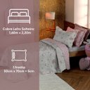 Ver imagem 2 de Cobre Leito Solteiro Infantil 160x220 Estampado com Porta Travesseiro