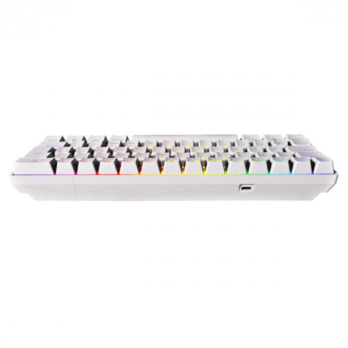 TECLADO MECANICO 60% ZOT BRANCO OUTEMU BLUE HOTSWAP LED RGB - PZWOHBLRGB - ABNT2 - 4