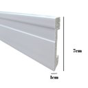 Ver imagem 2 de Rodapé 7cm Poliestireno Frisado Slim - 2 Metros