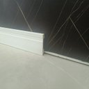 Ver imagem 4 de Rodape Poliestireno Slim Frisado 7cm Branco 2m