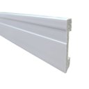 Ver imagem 1 de Rodapé 7cm Poliestireno Frisado Slim - 2 Metros