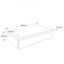 Ver imagem 4 de Bancada para Banheiro 80cm com Cuba Q39 800W Metrópole Branco/Snow