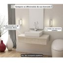 Ver imagem 6 de Bancada para Banheiro 80cm com Cuba Q39 800W Metrópole Branco/Snow