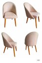 Ver imagem 2 de Kit 4 Cadeiras de Jantar Lua Pe Palito Suede Bege