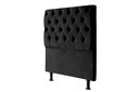 Ver imagem 1 de Cabeceira de Cama Box Solteiro 88 Cm Versalite Suede Veludo Preto