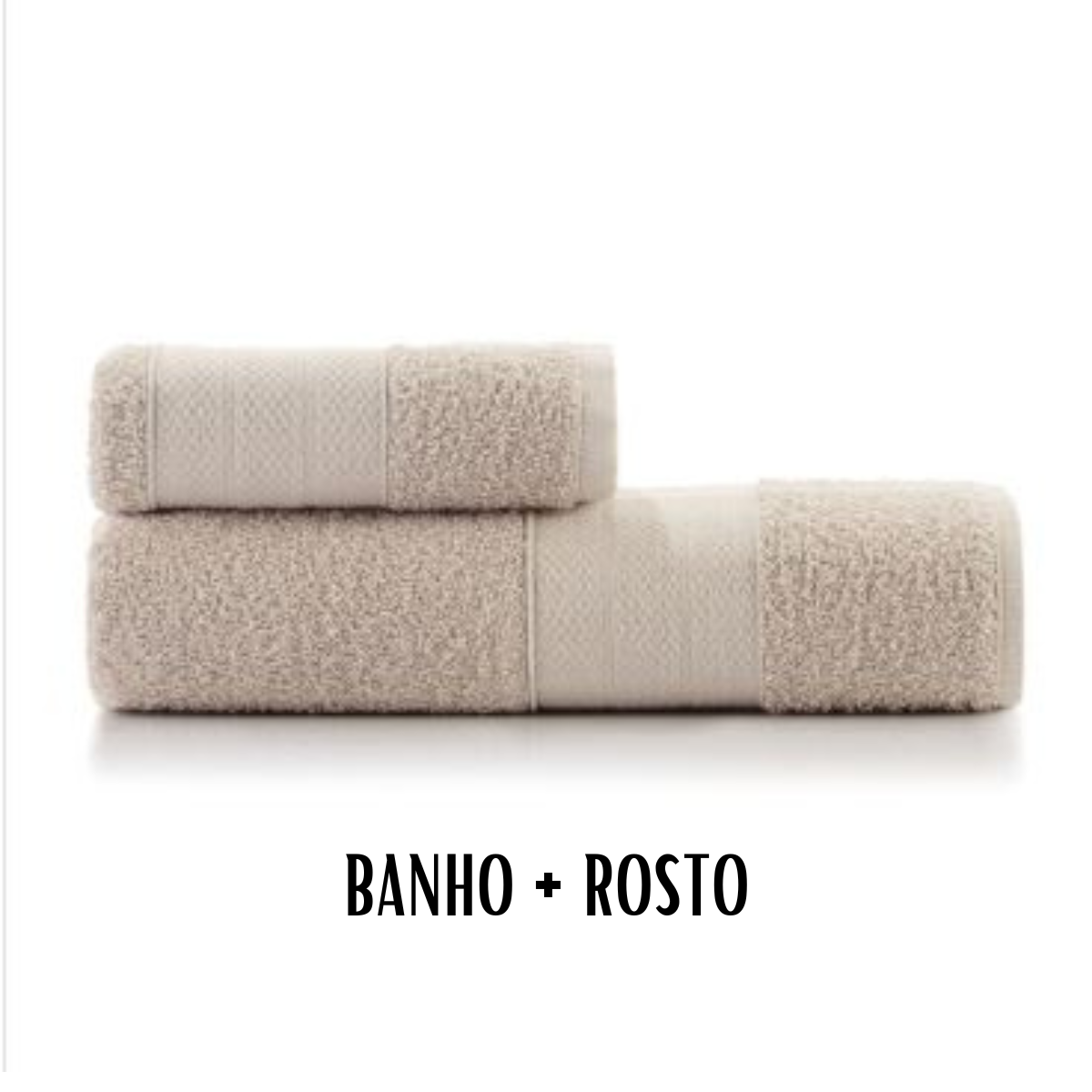 Kit Toalha de Banho + Rosto Altenburg Toquio 2 Pcs:bege Dust - 1